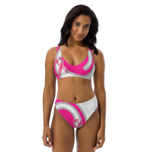 Breast Cancer Survivor Recycled high-waisted bikini