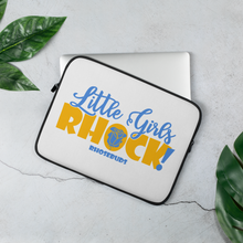 Rhosebud (Sigma Gamma Rho) Little Girls Rock (Yellow) Laptop Sleeve