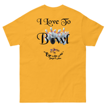 I Love to Bowl Men's classic tee