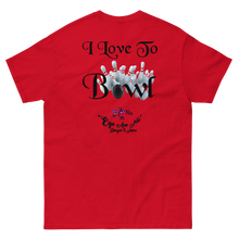 I Love to Bowl Men's classic tee