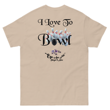 I Love to Bowl Men's classic tee