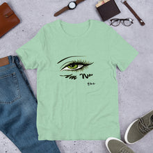 Eye Am Nu - Green Eye  B C 3001 Unisex Short Sleeve Jersey T-Shirt with Tear Away Label