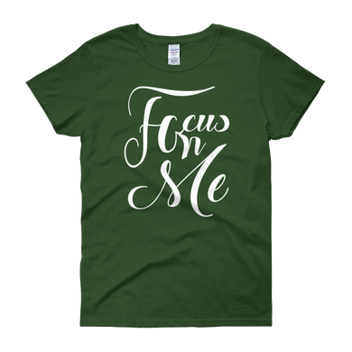 Focus On Me (White Lt) Women short sleeve t-shirt