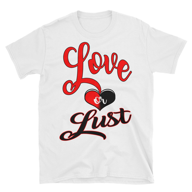 Love or Lust (Red & Black lt) Short-Sleeve Unisex T-Shirt