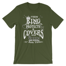 This King Protects & Covers His Queen (Grey Highlight) Short-Sleeve Unisex T-Shirt