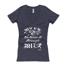 Over It  "Fast Forward Me" 2017 Women's V-Neck T-shirt