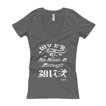 Over It  "Fast Forward Me" 2017 Women's V-Neck T-shirt