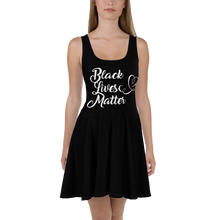 Black Lives Matter "Black Beauty Love" Skater Dress