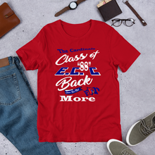 E.C Central Class of "88" Short-Sleeve Unisex T-Shirt (DTG-BC) Red
