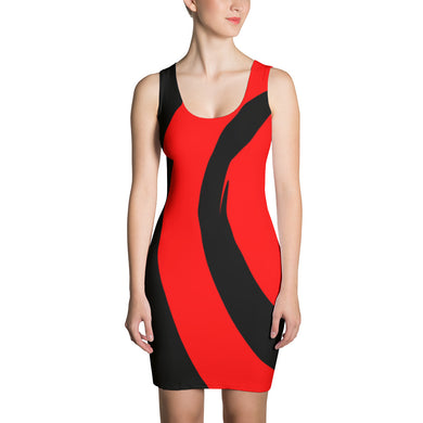 Fire Red & Black Beauty Twirls Just Wanna Have Fun Dress