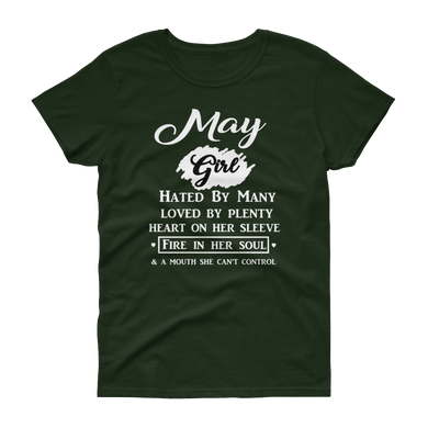 May Girl - White Lts Women's short sleeve t-shirt