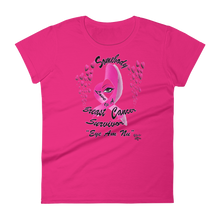 Somebody Eye Love is A Breast Cancer Survivor Women's short sleeve t-shirt