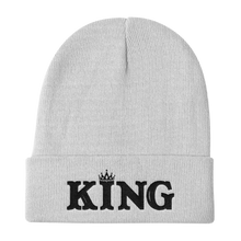 King Knit Beanie (Black Lt)
