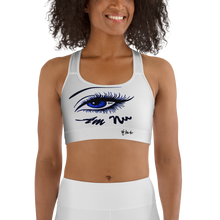 Eye Am Nu Sports Bra White - Royal Blue