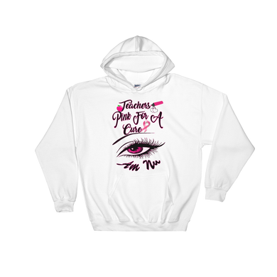 Teachers Pink For A Cure Hooded Sweatshirt