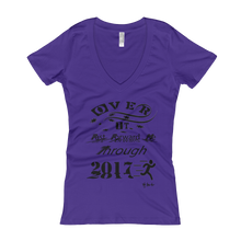 Over It "Fast Forward Me"  2017 Women's V-Neck T-shirt