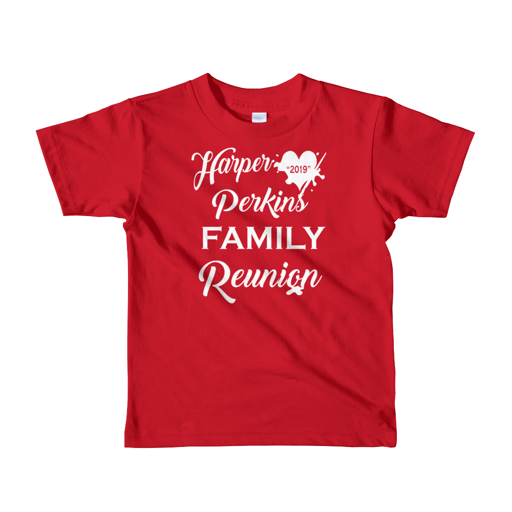 Harper Perkins Family Reunion (#UrbanKnight) Edition Short sleeve kids t-shirt