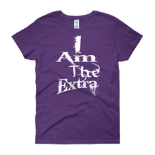 I Am The Extra - c (White Letters) Women's short sleeve t-shirt (flat)