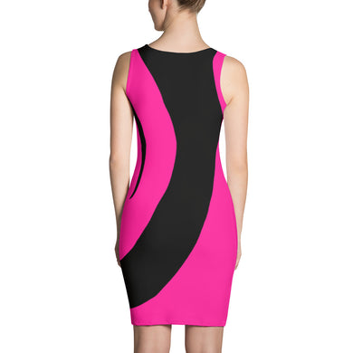 Pretty Pink & Black Beauty Twirls Just Wanna Have Fun Dress