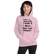 I Am a Survivor I Fought & I Beat  Breast Cancer Unisex Hoodie