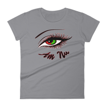 "Eye Am Nu" (TM) Women's short sleeve t-shirt