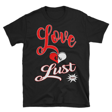 Love or Lust - BAM (Red & White) Short-Sleeve Unisex T-Shirt