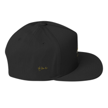 "Eye Am Nu" Shining Yellow Sunlight Flat Bill Cap