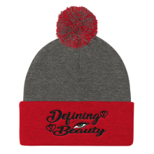 Defining Beauty (Eye) Pom Pom Knit Cap