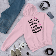 I Am a Survivor I Fought & I Beat  Breast Cancer Unisex Hoodie