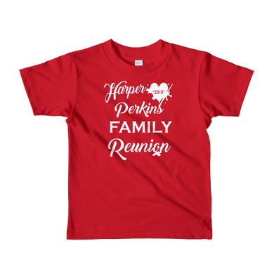 Harper -Perkins Family Reunion American Apparel 2105W Kids Fine Jersey Short Sleeve T-Shirt