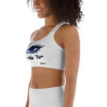 Eye Am Nu Sports Bra White - Royal Blue