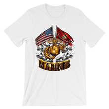 USMC Marines United States & Semper Fidelis Unisex Short Sleeve T-shirt