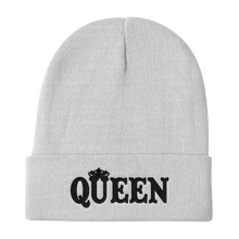 Queen Knit Beanie (Black Lt)