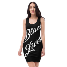 Black Lives Matter Fitted Dress