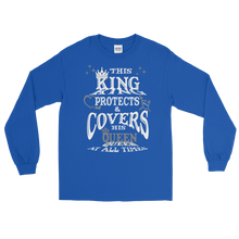 This King Protects and Covers his Queen (Grey Highlight) Long Sleeve T-Shirt