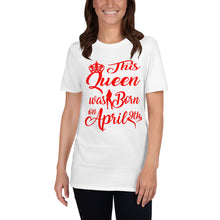 This Queen was Born on (Month & Date) Short-Sleeve Unisex T-Shirt