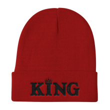 King Knit Beanie (Black Lt)