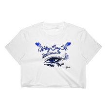Eye Am Nu "Royal Blue" Women's Crop Top