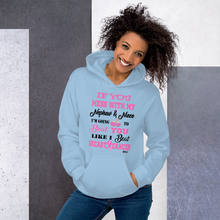 If You Mess with My Nephew & Niece "Breast Cancer Unisex Hoodie
