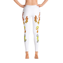Why Say It "Just Wear It" SunShine Yellow Taney Orange Platinum Grey Leggings