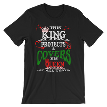 This King Protects & Covers His Queen RBG 2 Unisex short sleeve t-shirt