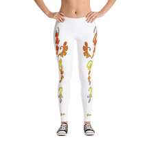 Why Say It "Just Wear It" SunShine Yellow Taney Orange Platinum Grey Leggings