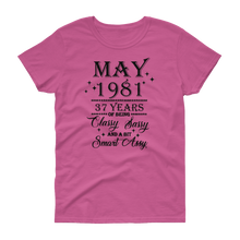 May 1981 (Black Lts) Women's short sleeve t-shirt