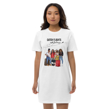 Catching Flights Not Feelings Organic cotton t-shirt dress