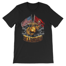 USMC Marines United States & Semper Fidelis Unisex Short Sleeve T-shirt