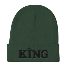 King Knit Beanie (Black Lt)