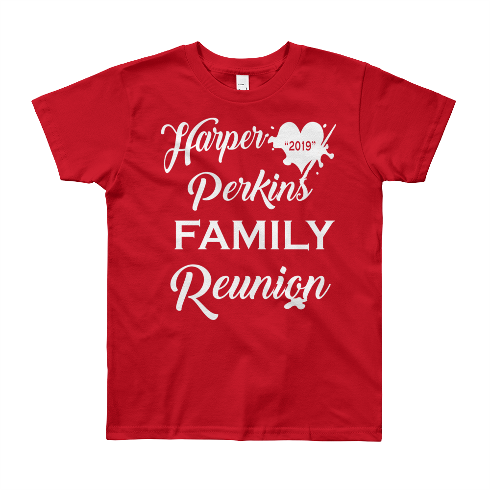Harper - Family Reunion American Apparel 2201W Youth Fine Jersey Short Sleeve T-Shirt