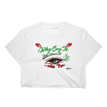 Eye Am Nu "Red, Black & Green" Women's Crop Top