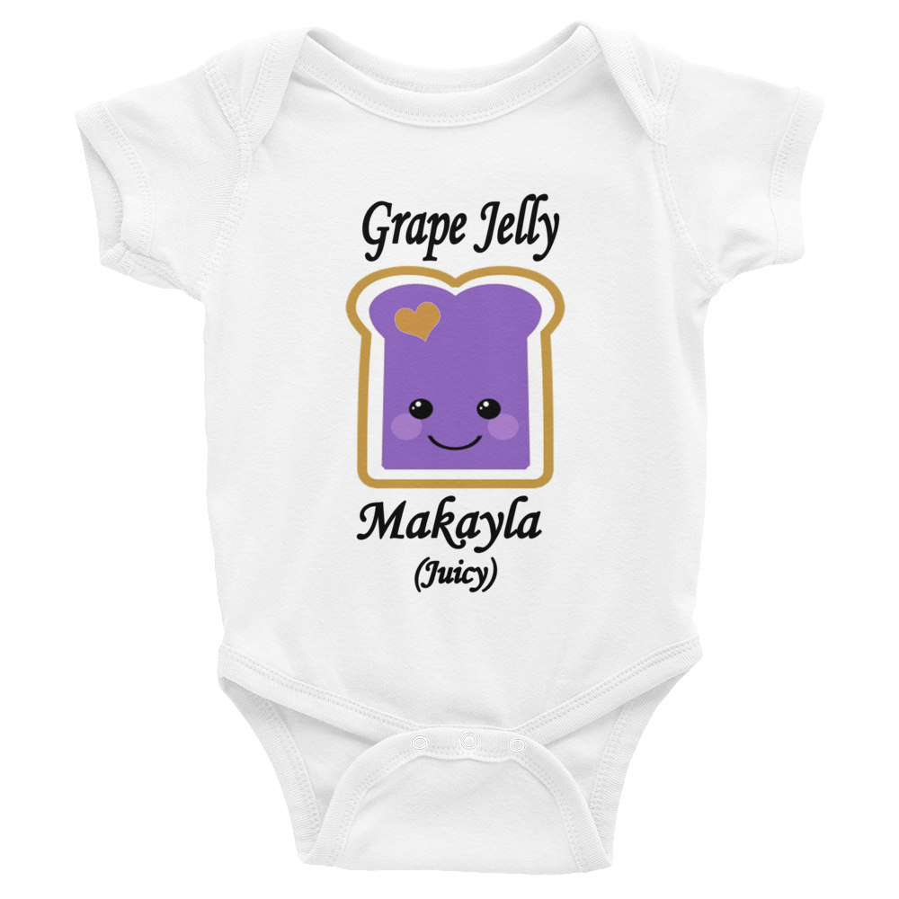 Grape Jelly - Makayla (Juicy) 2 FB Infant Bodysuit