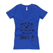 Over It "Fast Forward Me"  2017 Women's V-Neck T-shirt